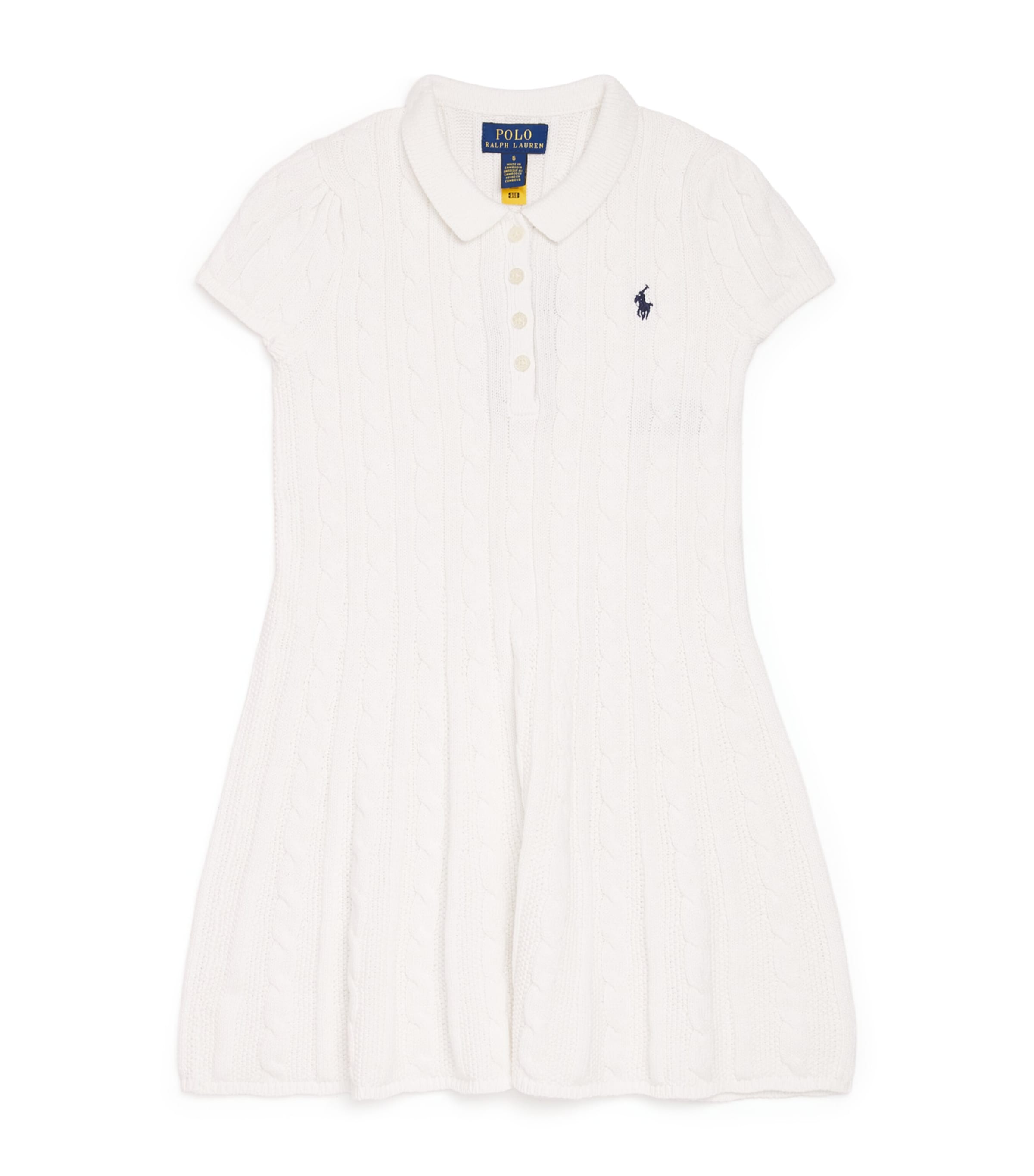 Ralph Lauren Kids Cotton Cable-Knit Dress (2-6 Years)