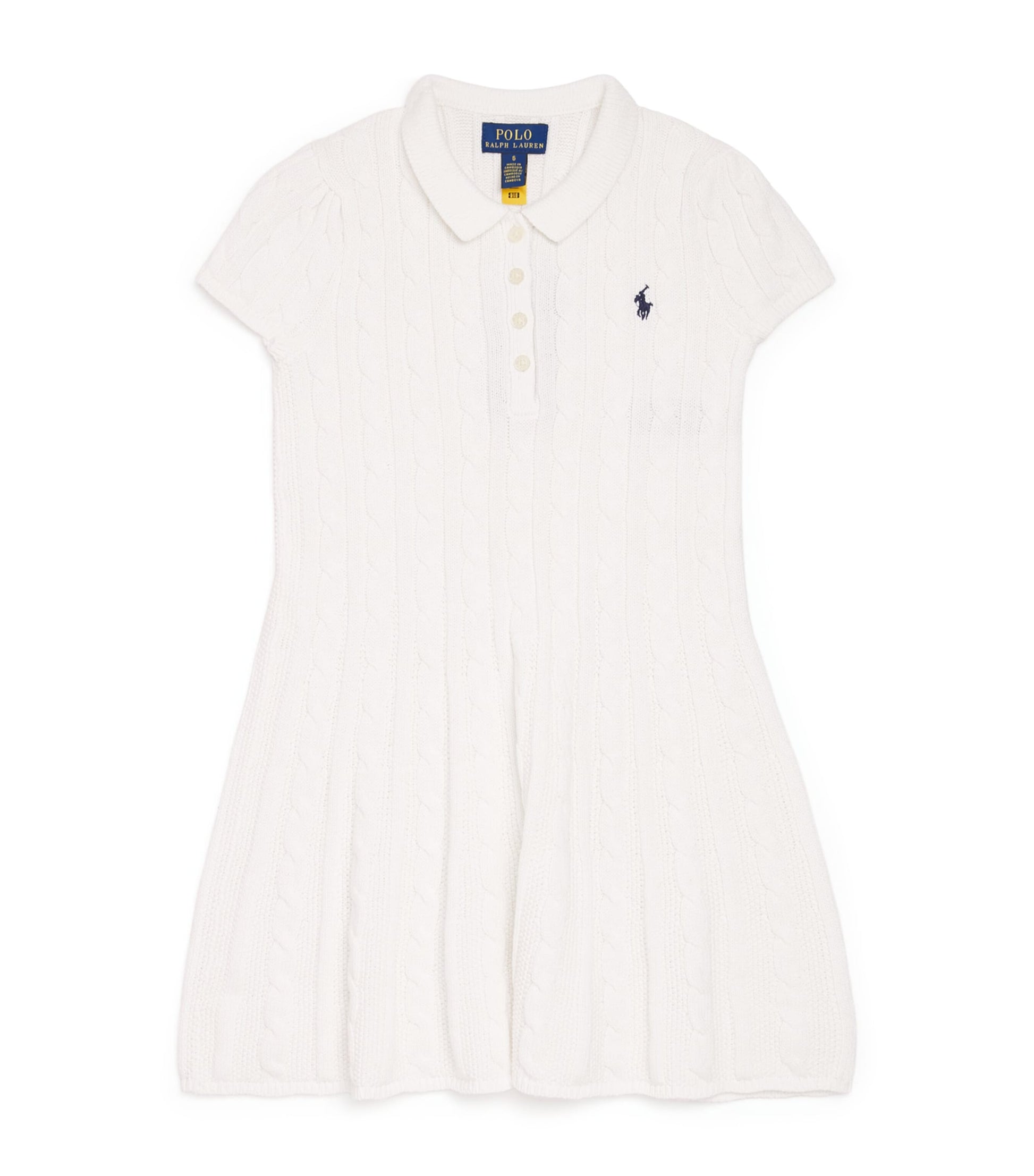 Ralph Lauren Kids Cotton Cable-Knit Dress (2-6 Years)