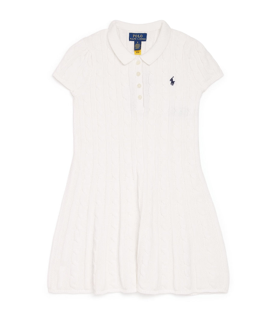 Ralph Lauren Kids Cotton Cable-Knit Dress (2-6 Years)