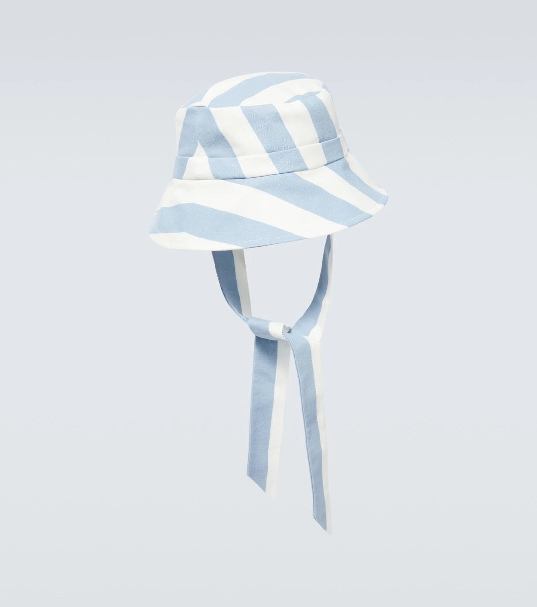 King & Tuckfield - Striped cotton canvas bucket hat
