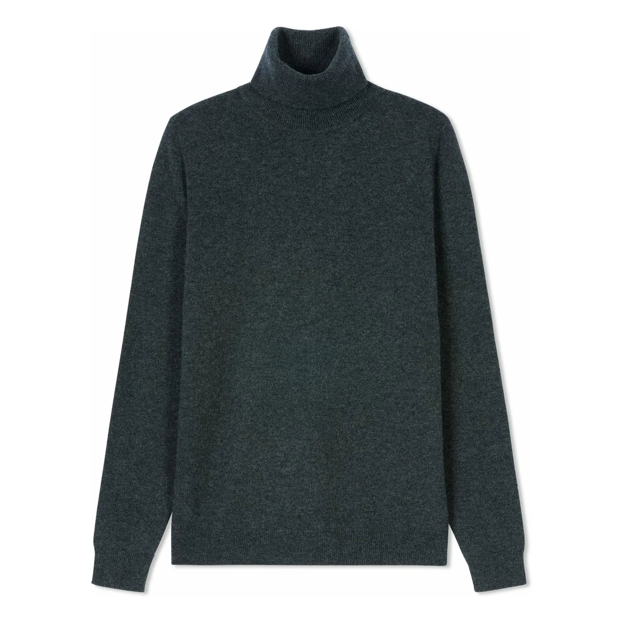 Bompard - Classic Cashmere Roll Neck Sweater | Charcoal grey