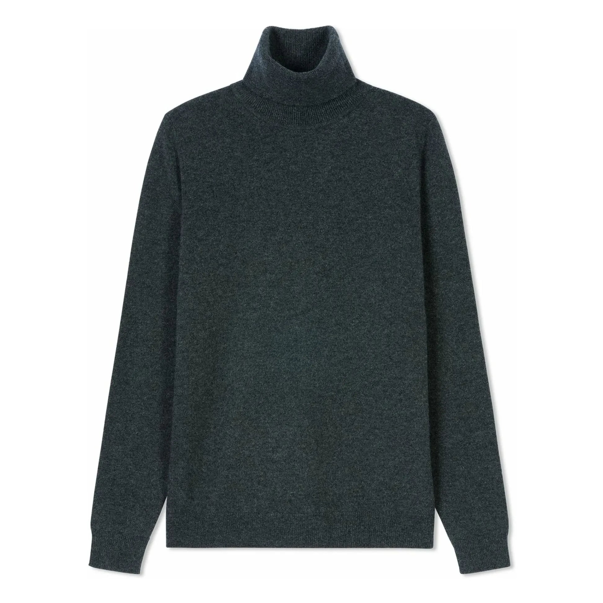 Bompard - Classic Cashmere Roll Neck Sweater | Charcoal grey