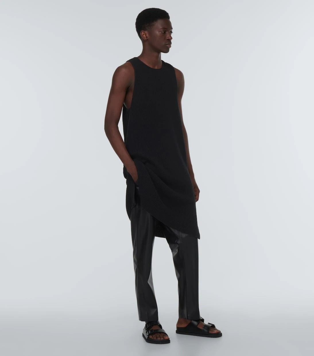 Nanushka - Zeno cotton-blend tank top