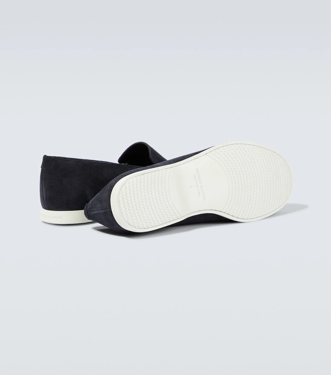 Manolo Blahnik - Monaco suede loafers