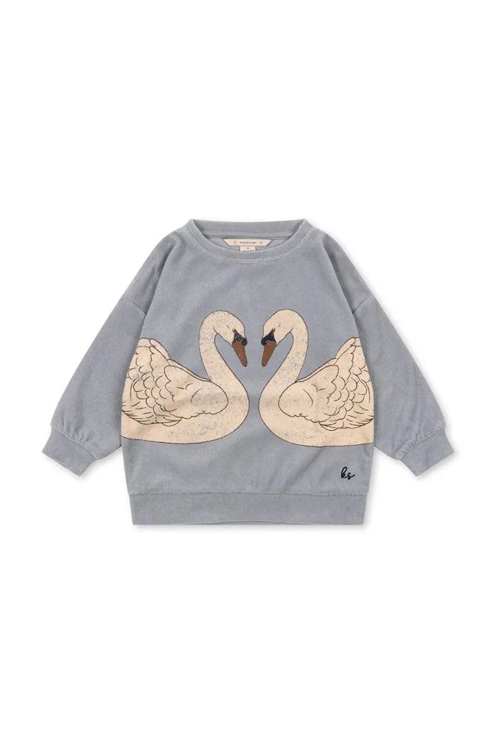 Konges Sløjd суичър за деца с памук ITTY SWEATSHIRT GOTS