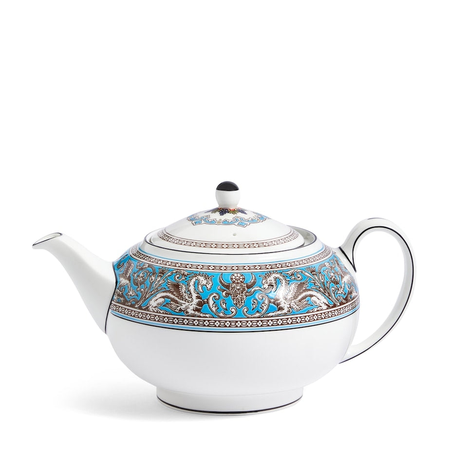 Florentine Turquoise Teapot (800ml)