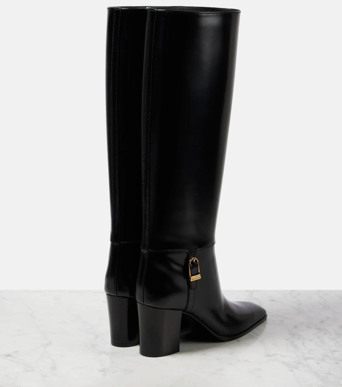 Saint Laurent - Julia leather knee-high boots