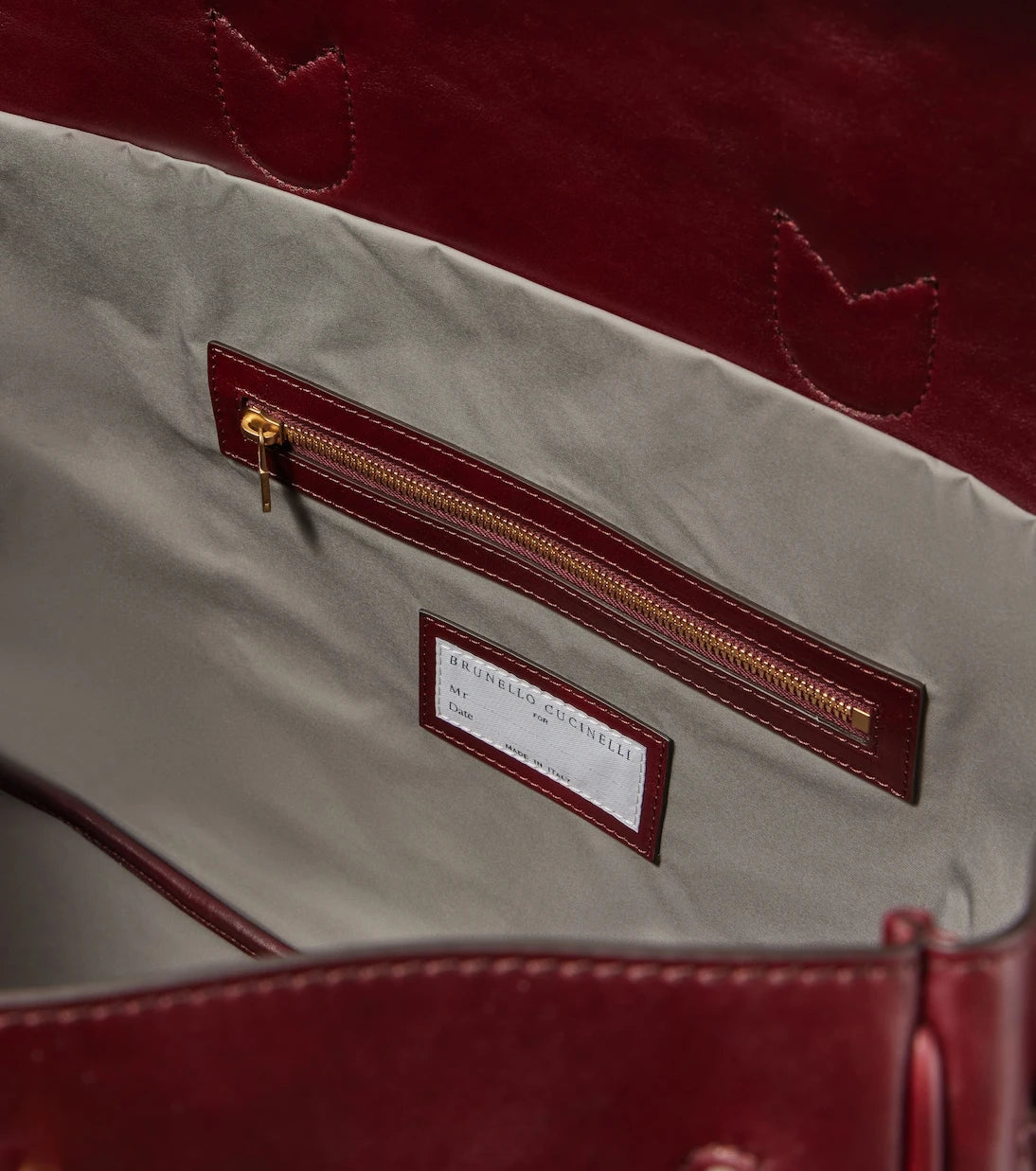 Brunello Cucinelli - Leather duffel bag
