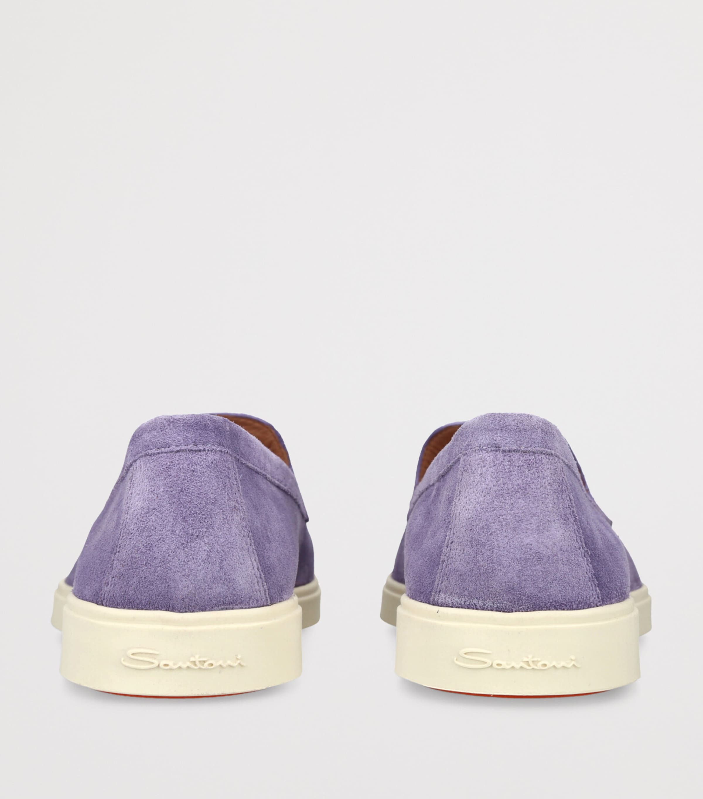 Purple Suede Loafers