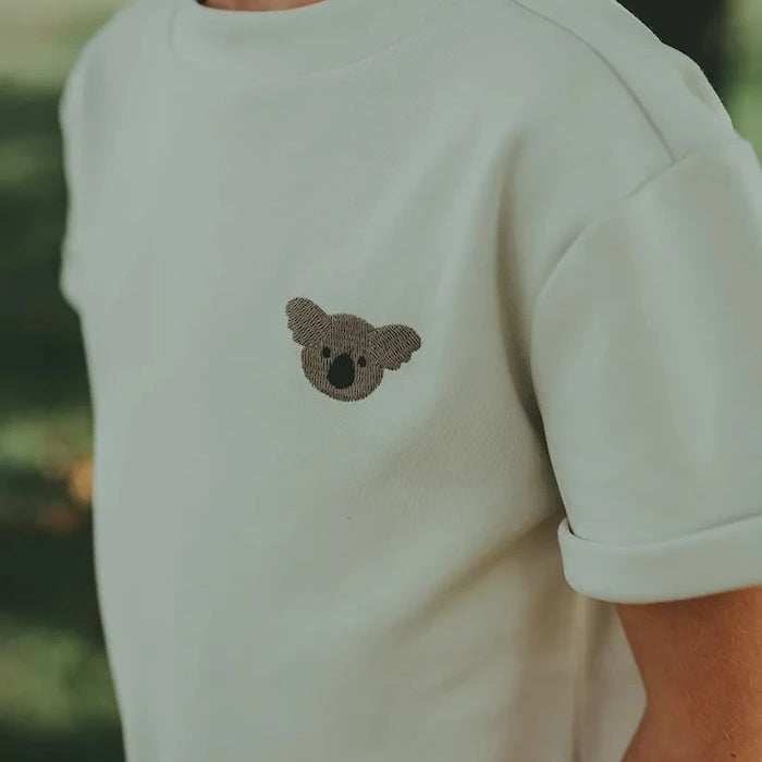 Donsje Jarne T-shirt Koala Çocuk Pamuklu Tişört