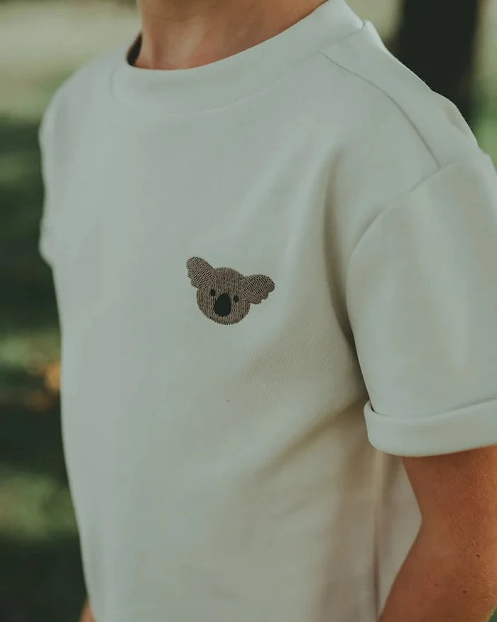 Donsje Jarne T-shirt Koala Çocuk Pamuklu Tişört