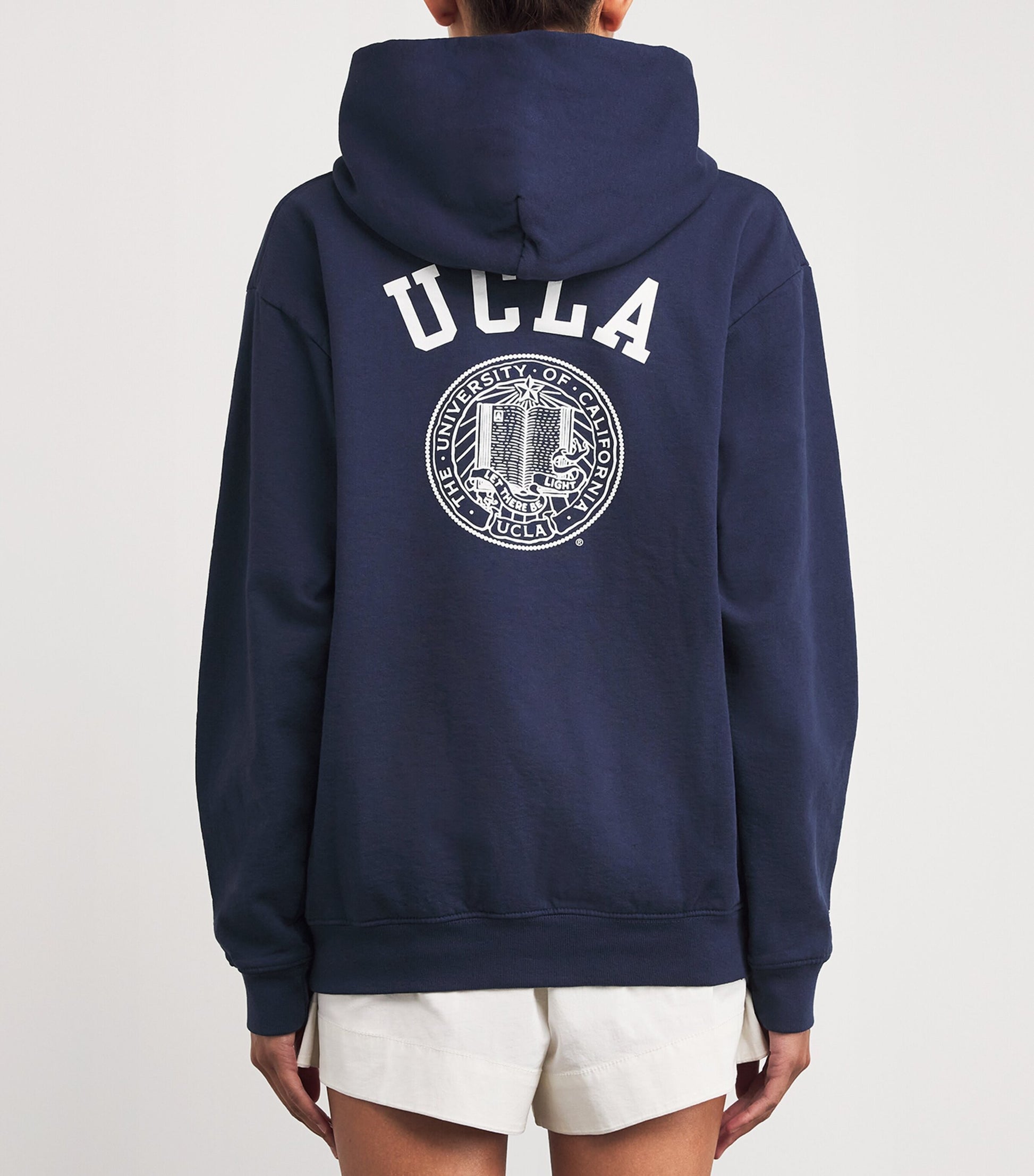 Sporty & Rich Navy UCLA Crest Hoodie
