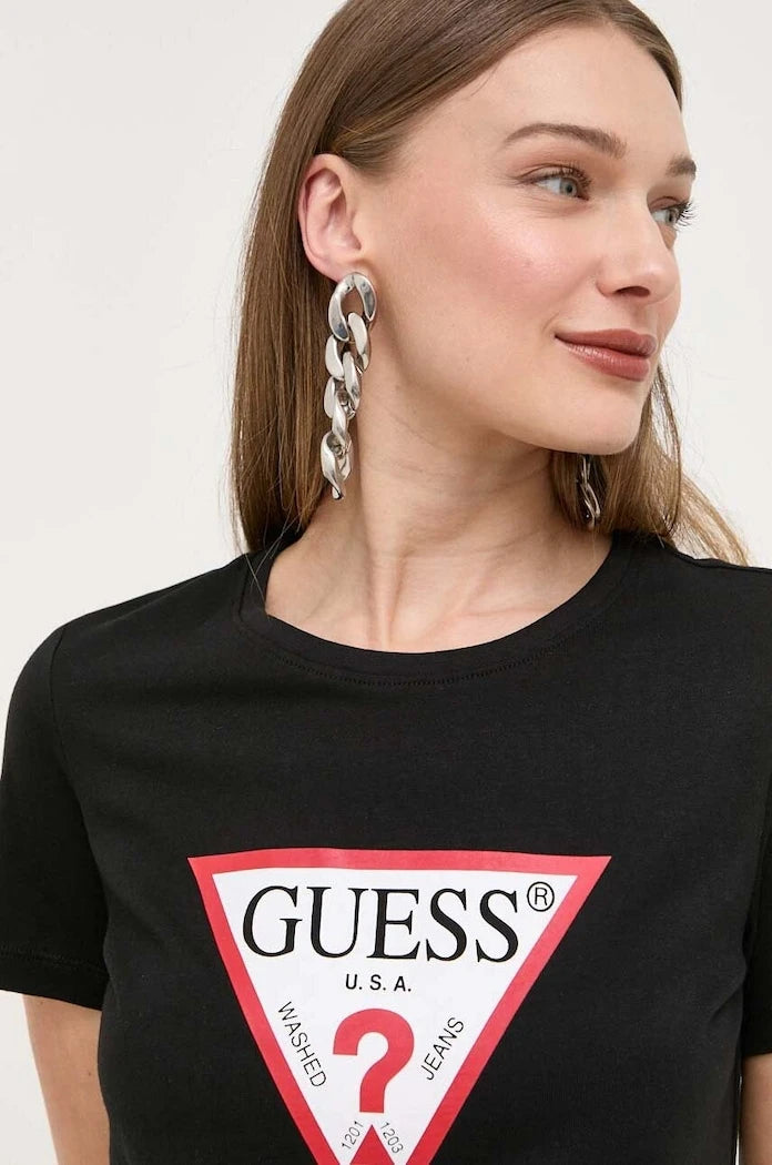Памучна тениска Guess