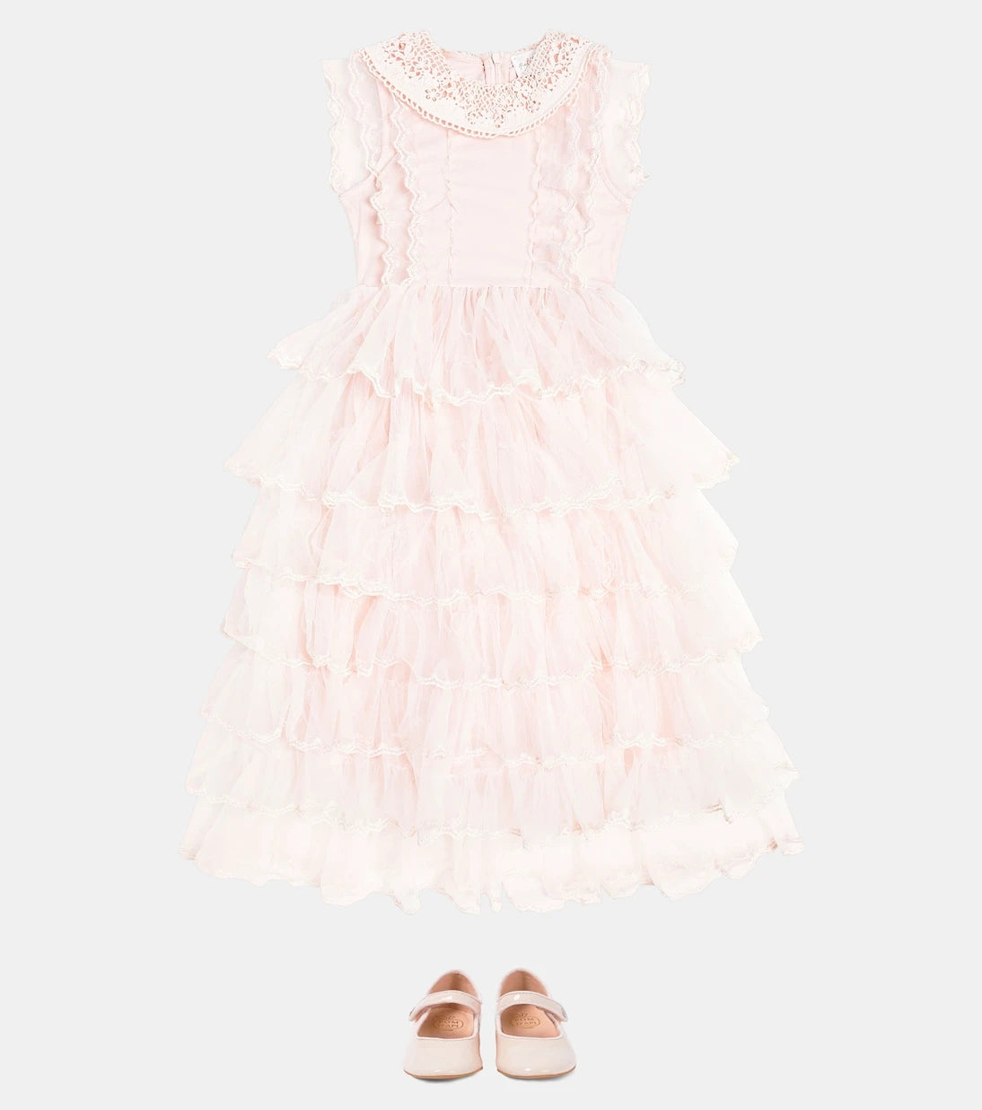 Petite Amalie - Ruffled tulle dress