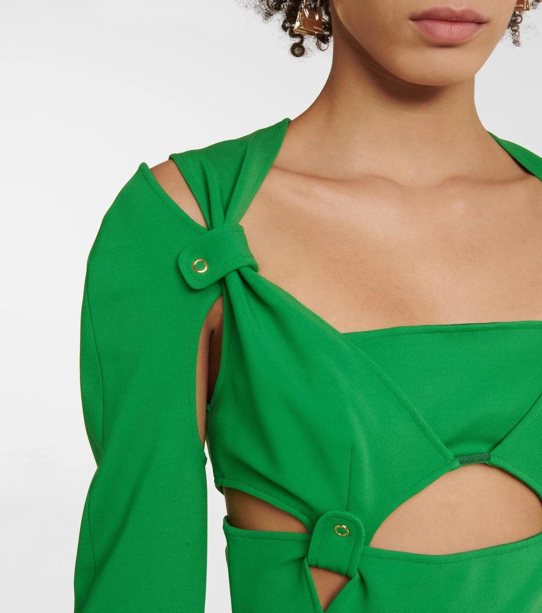 Jacquemus - La Robe Mari cutout minidress