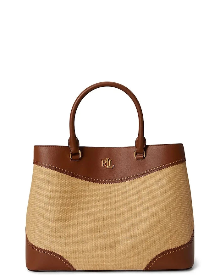 Lauren Ralph Lauren шопинг чанта дамска от кожа