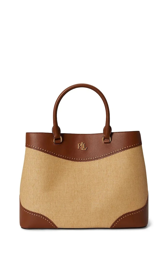 Lauren Ralph Lauren шопинг чанта дамска от кожа