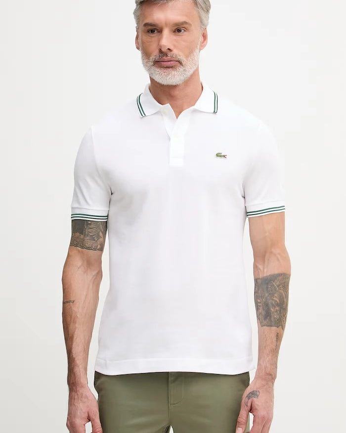 Lacoste erkek pamuklu yakalı tişört