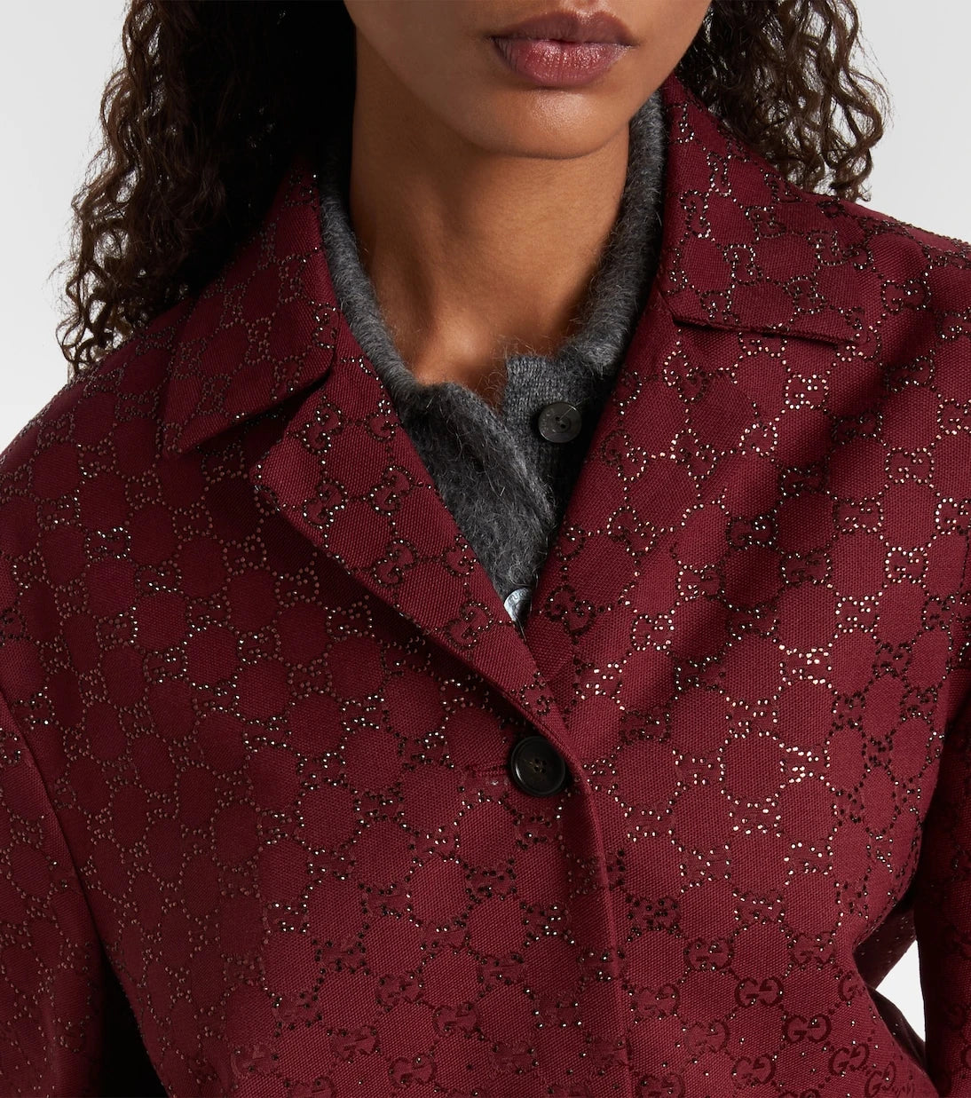 Gucci - GG Crystal canvas blazer