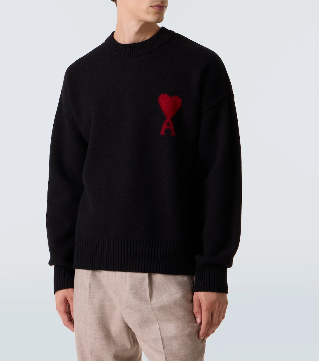Ami Paris - Ami De Cœur virgin wool sweater