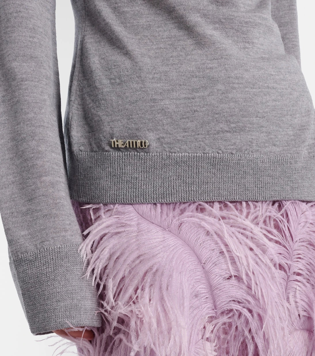 The Attico - Virgin wool turtleneck sweater