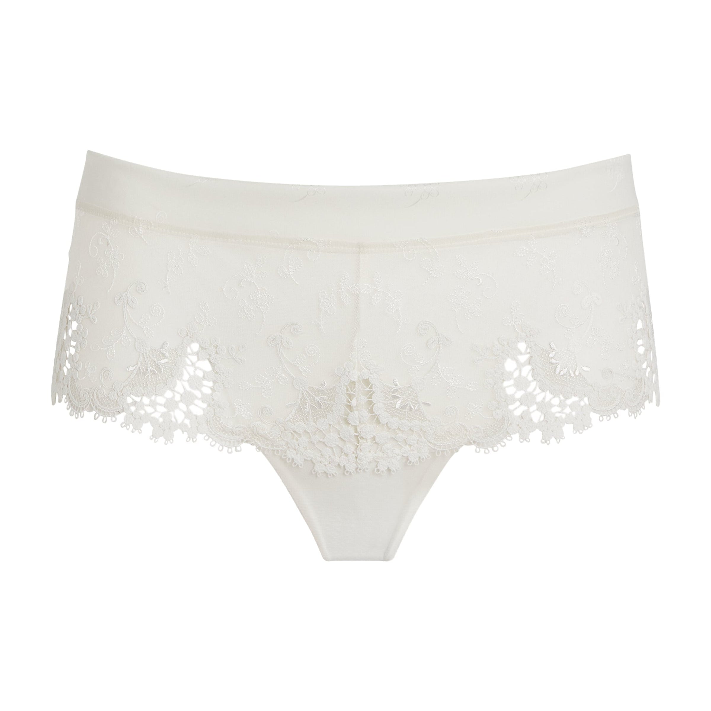 Simone Perele Ivory Lace Wish Shorty Briefs