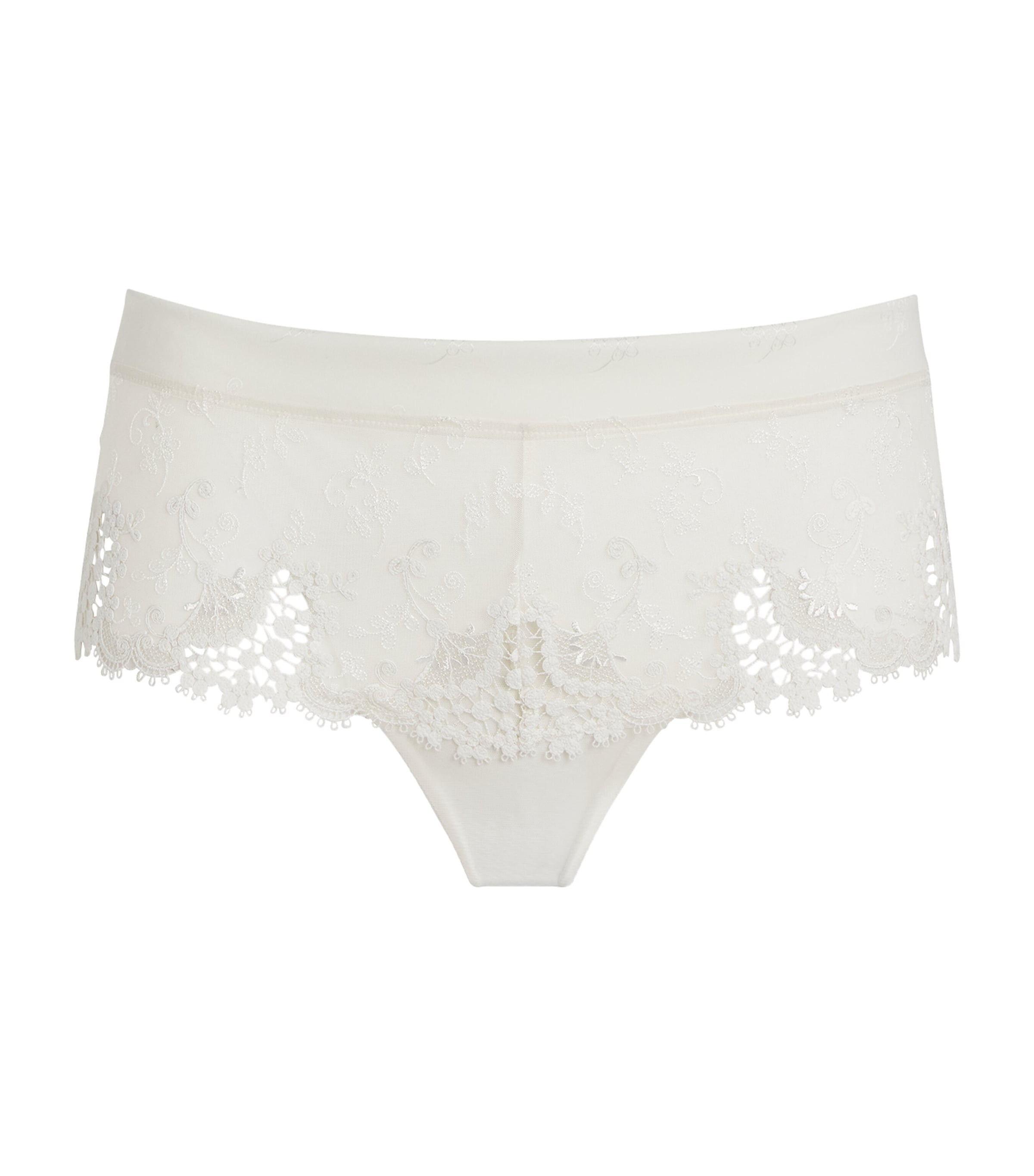 Simone Perele Ivory Lace Wish Shorty Briefs