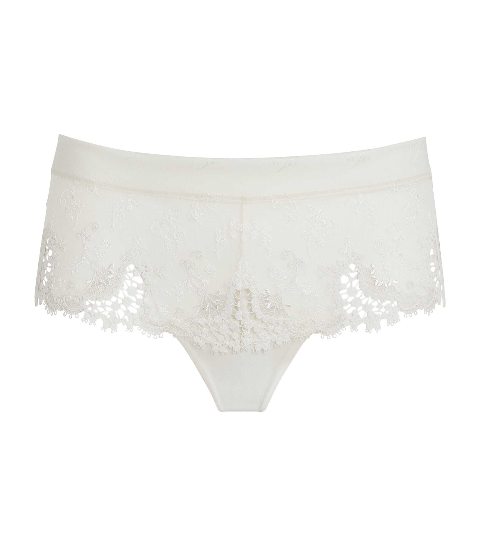 Simone Perele Ivory Lace Wish Shorty Briefs