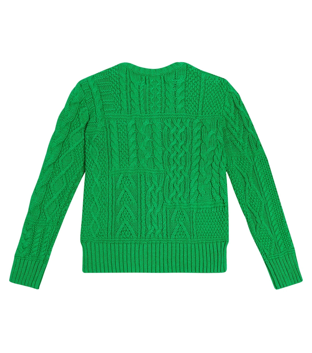 Polo Ralph Lauren Kids - سترة قطنية محبوكة بنمط كابل