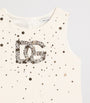 Dolce & Gabbana Kids Embellished Logo Dress (8-12 Years)