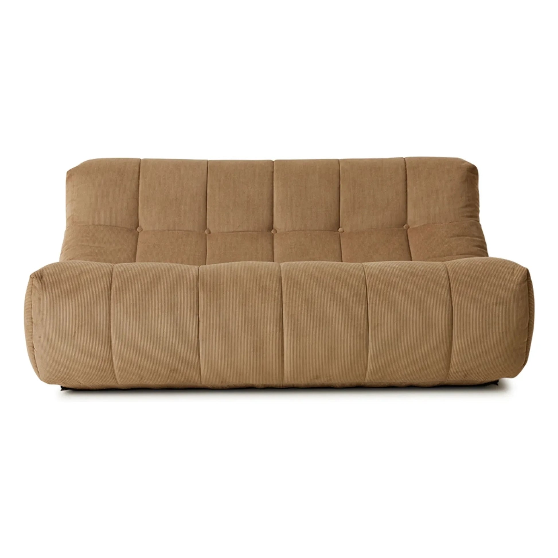 HKliving - Lazy corduroy sofa lounge | Light brown