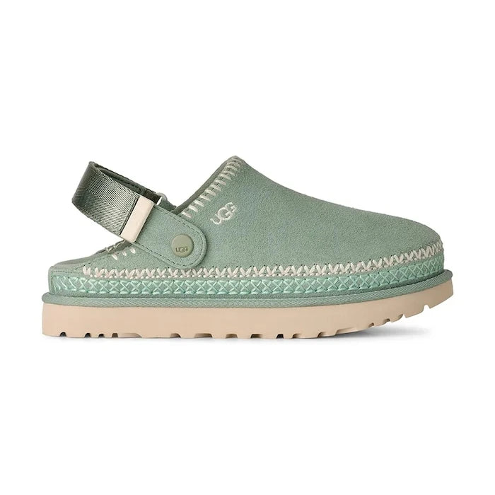 Велурени чехли UGG W Goldenstar Meadow Accent Clog