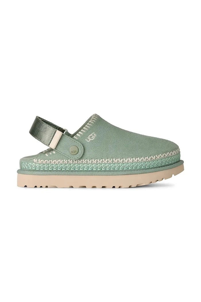 Велурени чехли UGG W Goldenstar Meadow Accent Clog