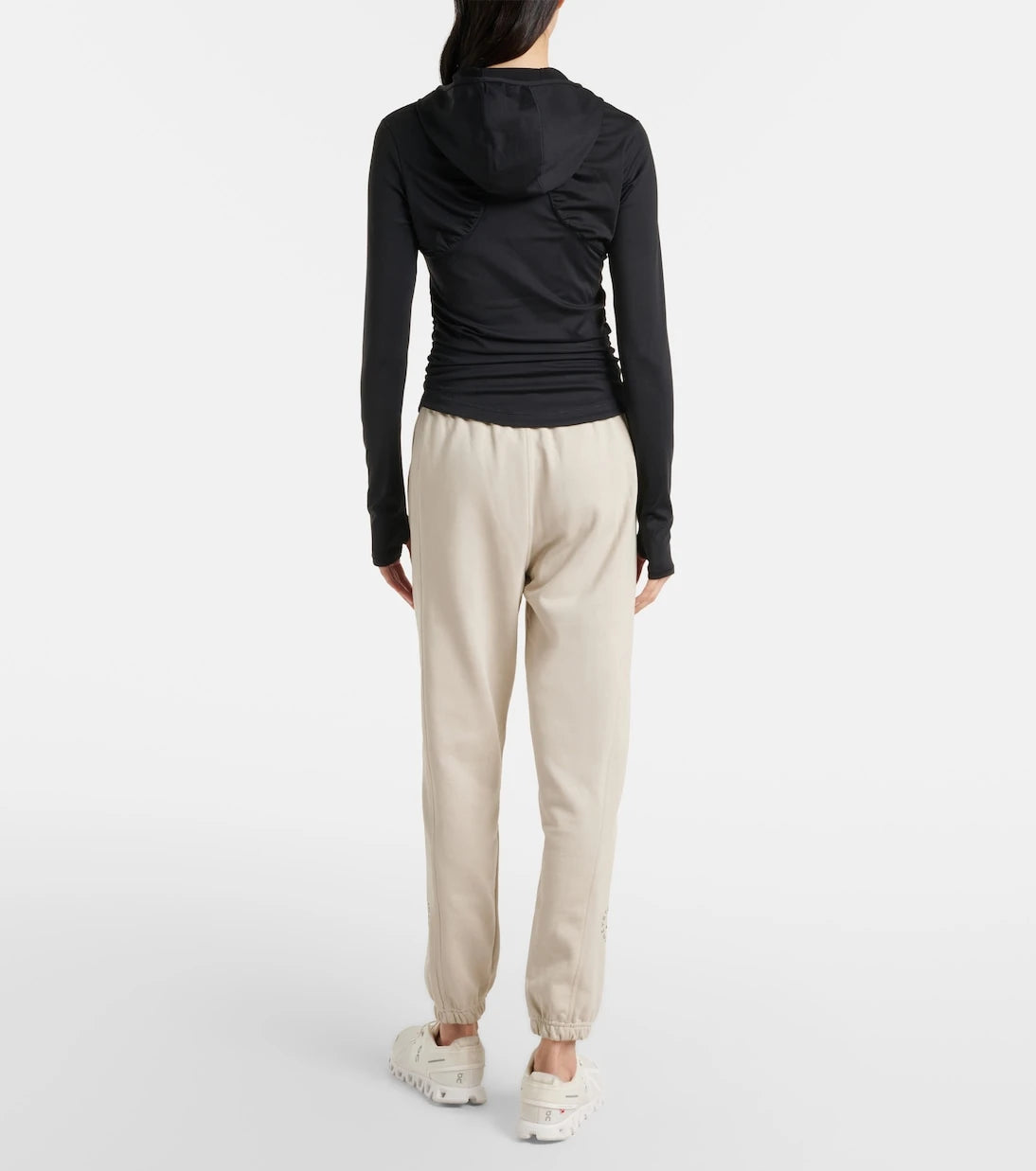 Adidas by Stella McCartney - Logo hooded zip-up top