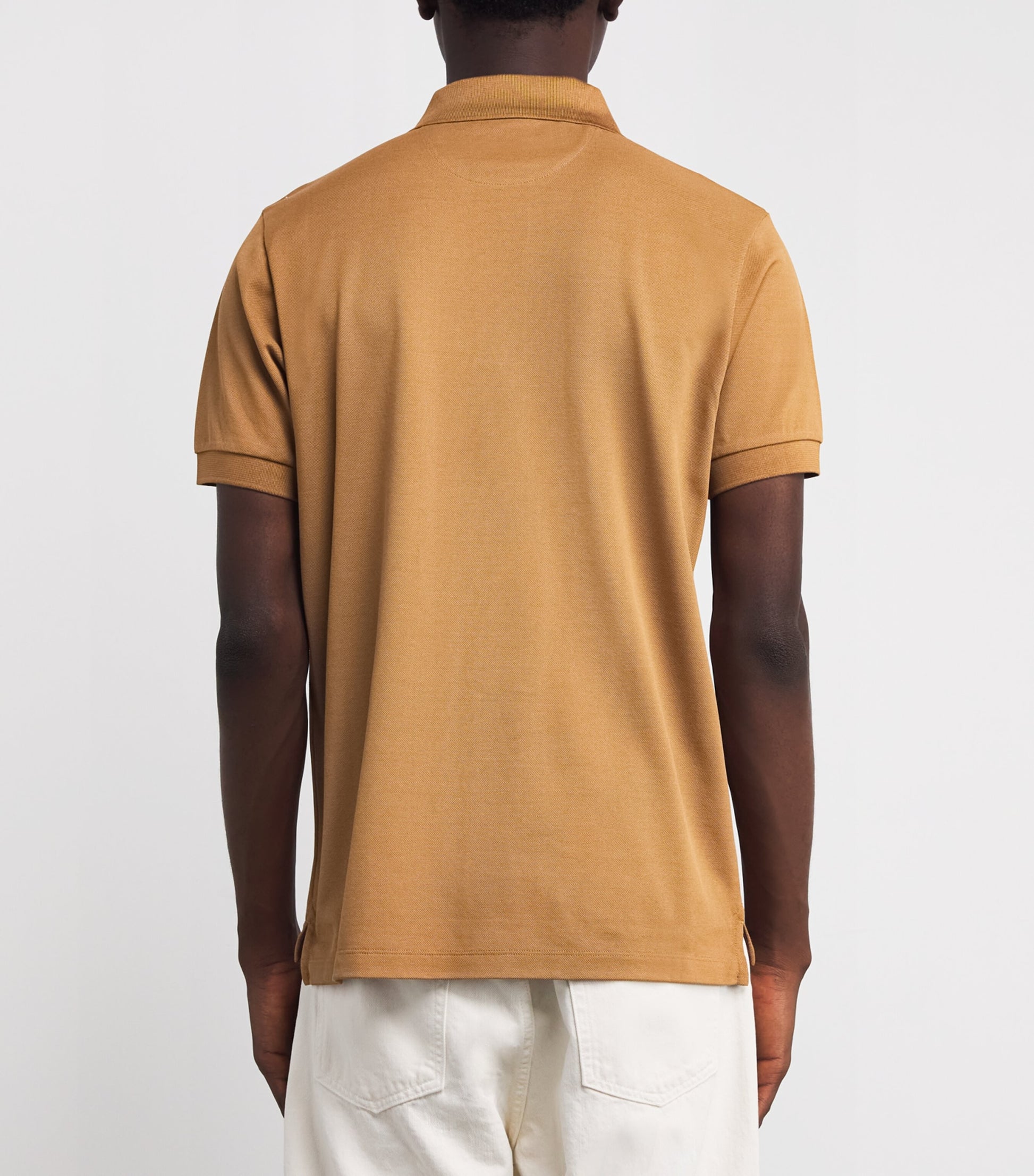 Paul Smith Cotton Artist Stripe Placket Polo Shirt