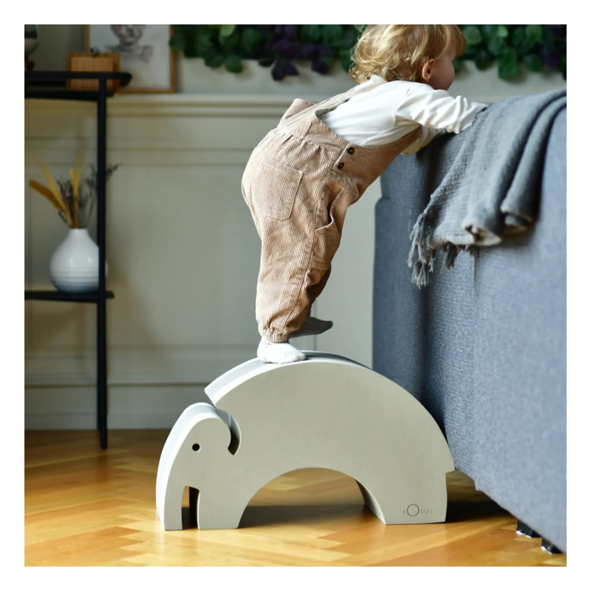 BObles - Elephant EVA Tumbling Furniture | Grey