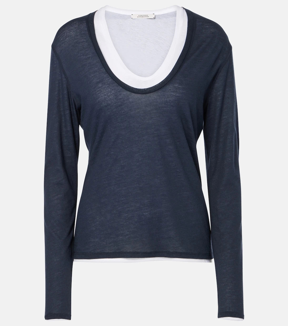 Dorothee Schumacher - Layer Love layered jersey T-shirt