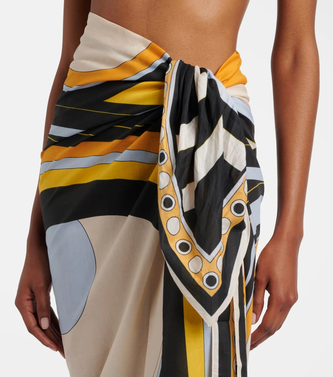 La DoubleJ - Printed cotton beach cover-up