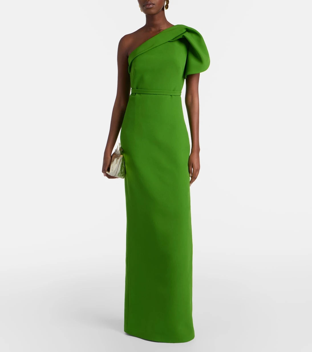 Safiyaa - One-shoulder crêpe gown