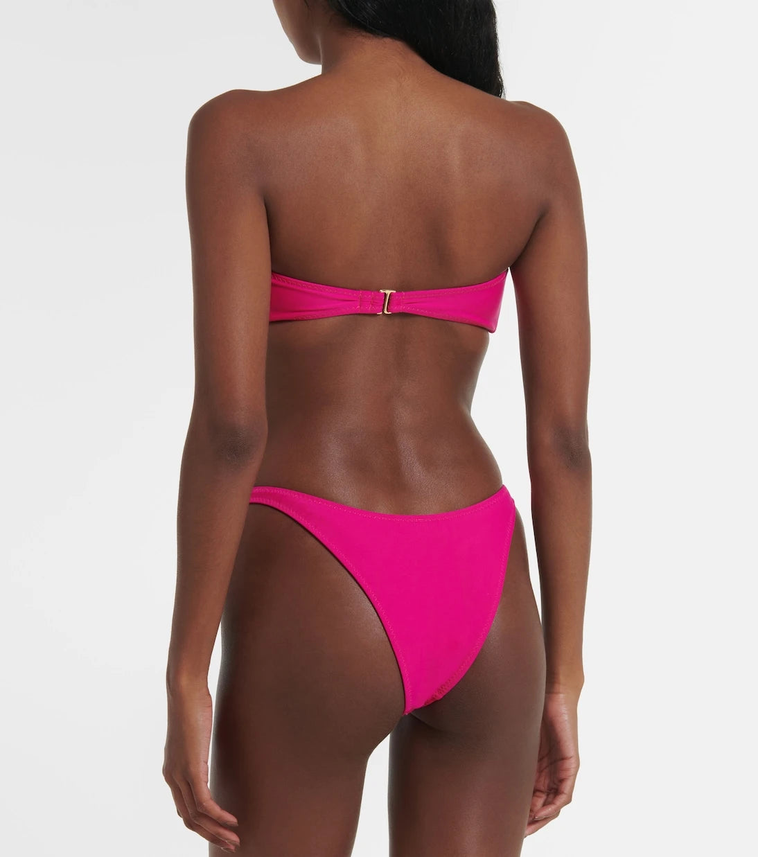 Same - Rose bandeau bikini top
