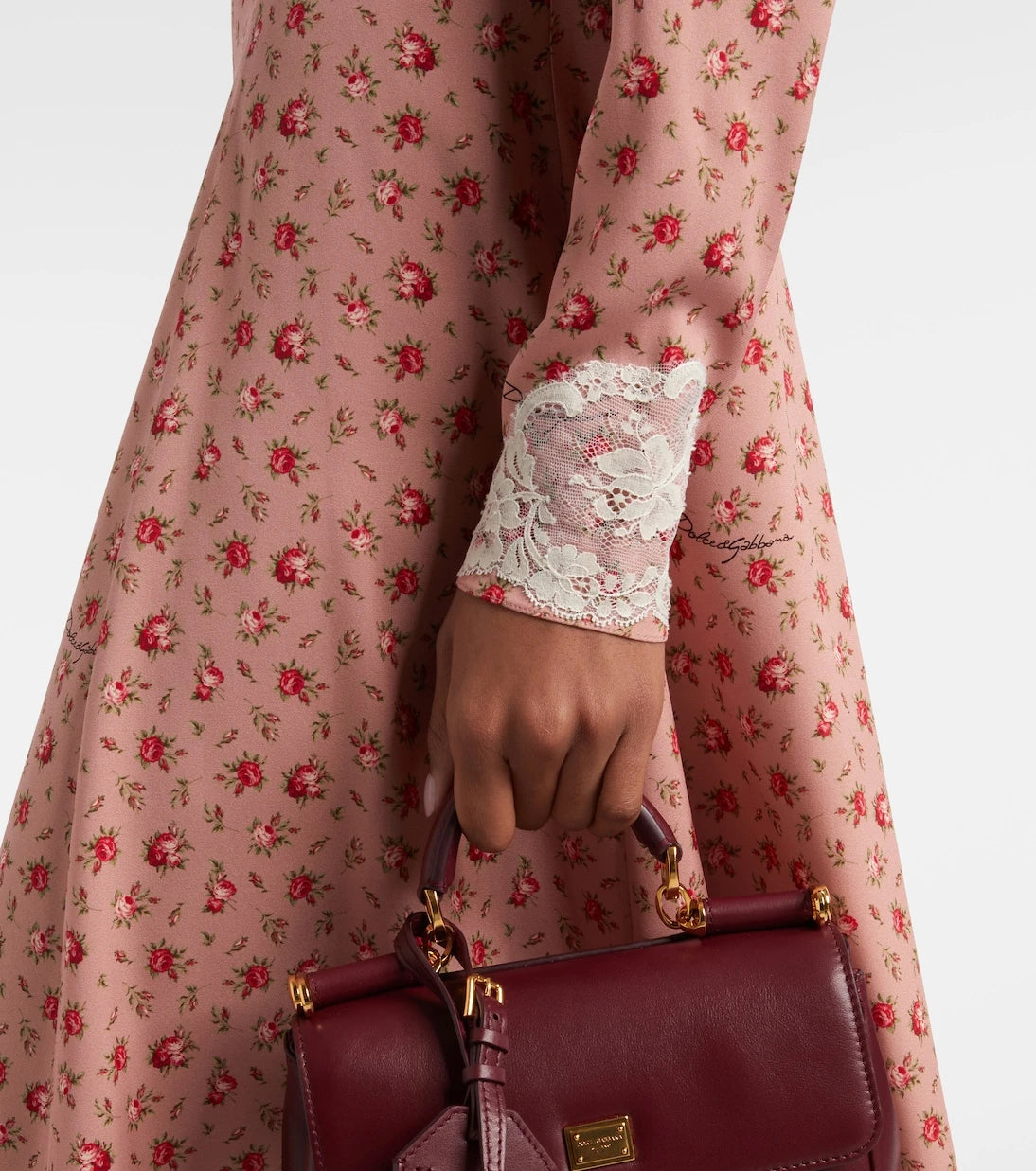 Dolce&Gabbana - Floral silk-blend midi dress