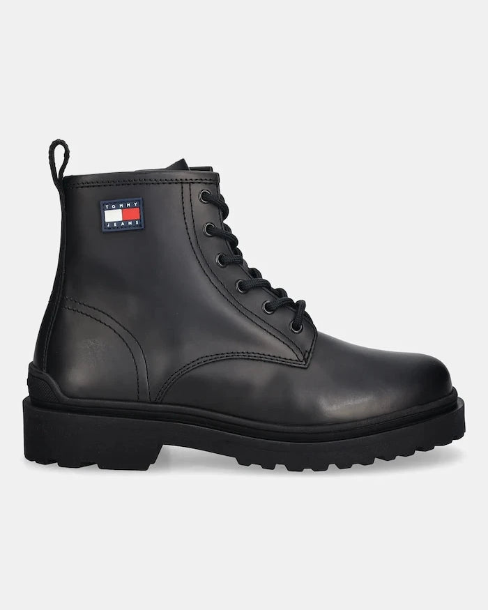 Tommy Jeans TJM LACE UP RUBBERIZED Deri Ayakkabı