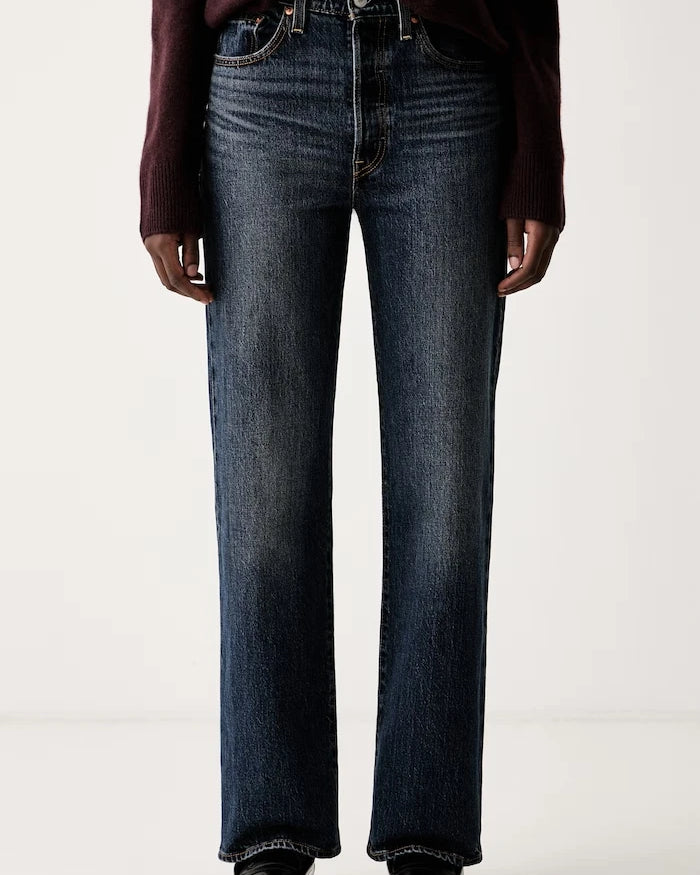 Levi's straight kadın RIBCAGE FULL LENGTH jeans