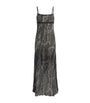 Missoni Black Metallic Ribbed Maxi Dress