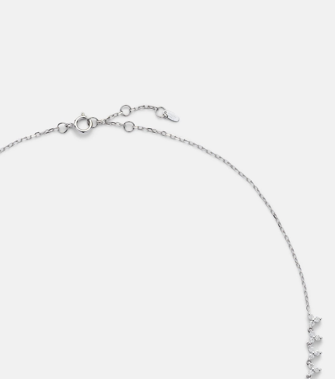 Persée - 18kt white gold tennis necklace with diamonds