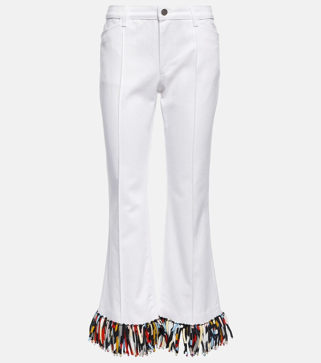 Pucci - High-rise cropped pants
