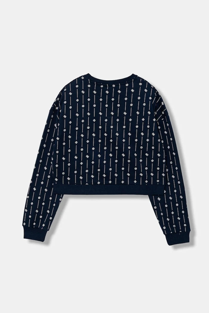 Çocuk Pamuklu Sweatshirt Guess
