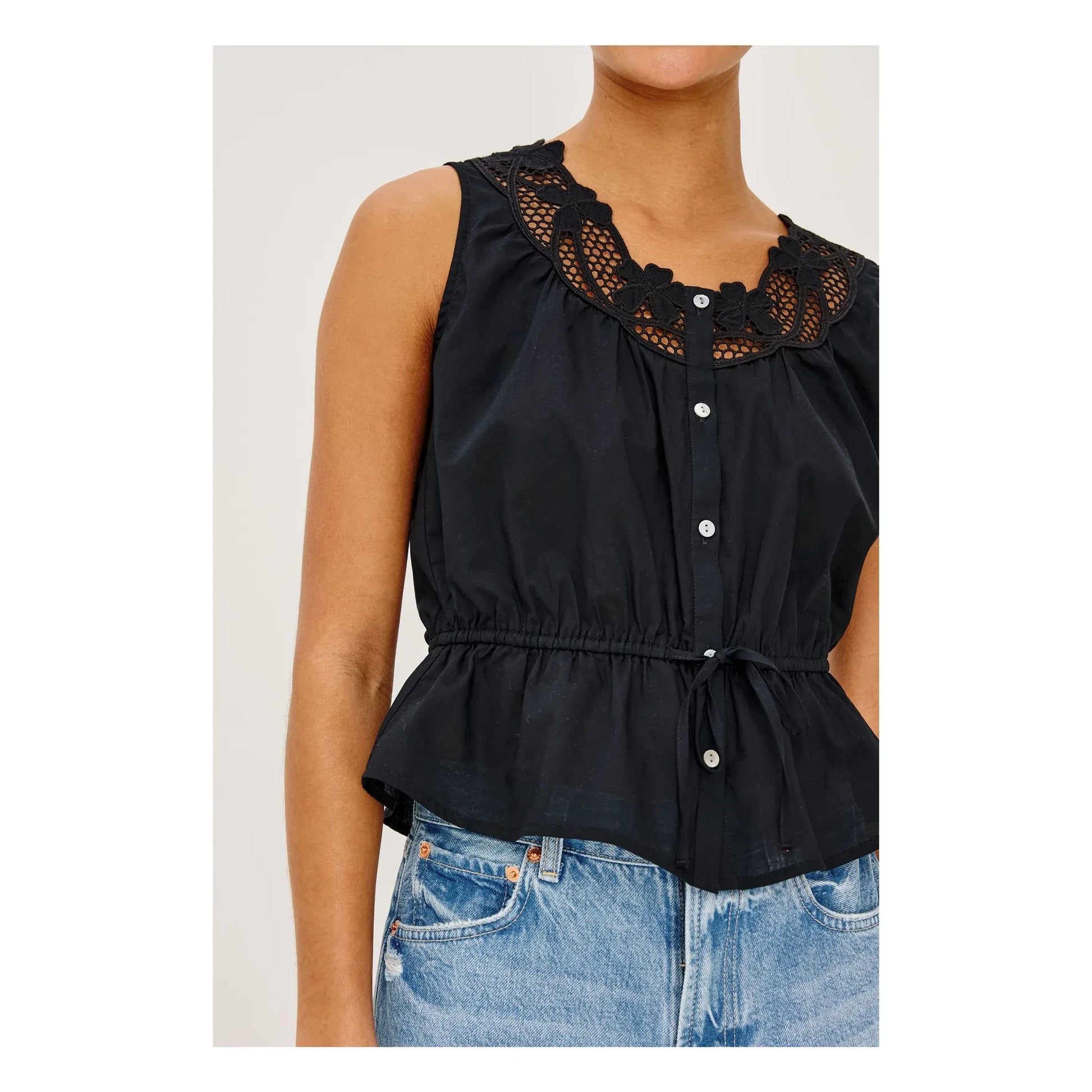 Rails - Leilani Embroidery Blouse | Black
