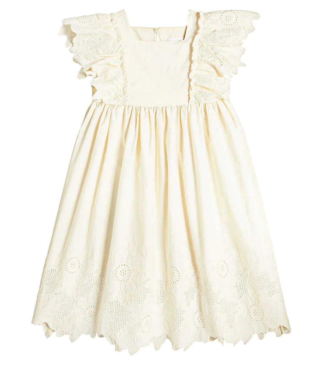 C'era Una Volta - Elena embroidered cotton dress