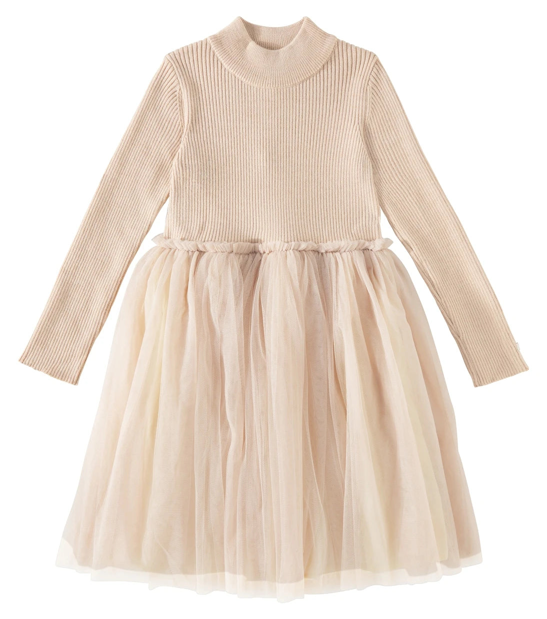 Donsje - Lotus tulle and wool-blend dress